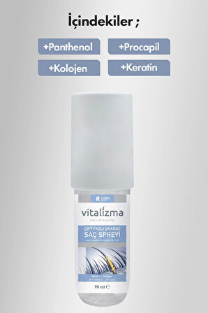 Çift Fazlı Onarıcı Saç Spreyi