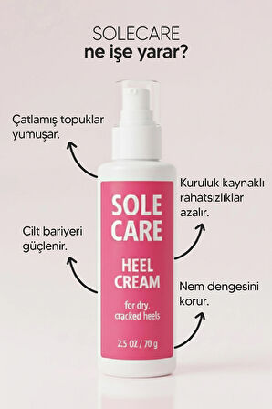 SOLECARE HEEL CREAM TOPUK ÇATLAK KREMİ
