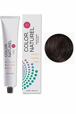 Color Naturel Kalıcı Saç Boyası 100 ml 4.0 Koyu Kahve