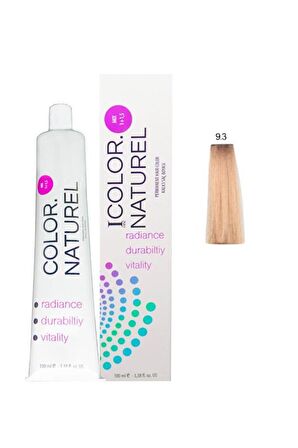 Color Naturel Kalıcı Saç Boyası 100 ml 9.3 Çok Açık Altın Kumral