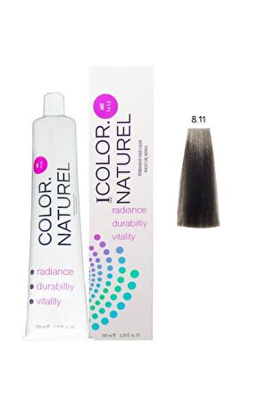 Color Naturel Saç Boyası 100 ml 8.11 Yoğun Küllü Açık Kumral