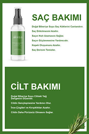 Alonya Pure Rosemary Saf Biberiye Suyu Saç Uzatma ve Cilt Canlandırıcı Tonik 150 Ml