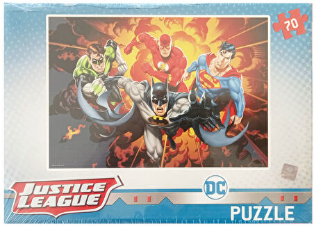 Justice League 70 Parça Çocuk Puzzle