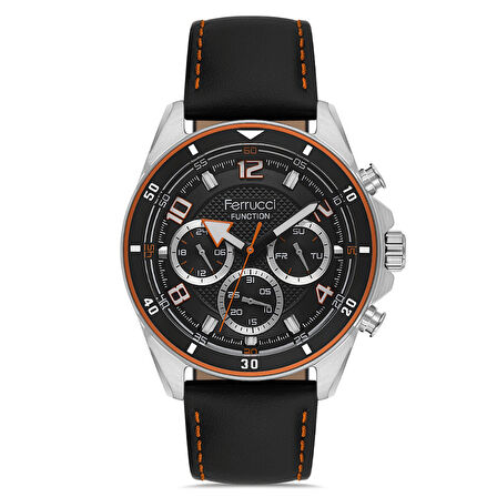 Ferrucci FER.03465K.02 Deri Kordon Erkek Kol Saati