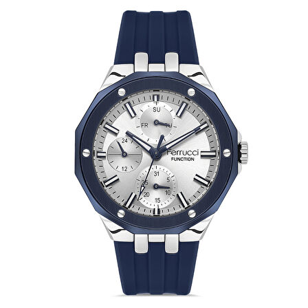 Ferrucci FER.03469S.04 Slikon Kordon Erkek Kol Saati