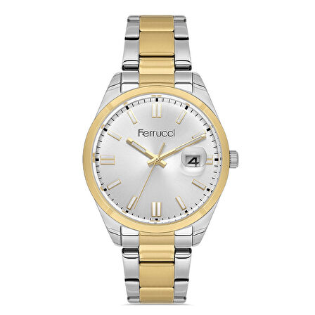 Ferrucci FER.03622M.07 Çelik Kordon Erkek Kol Saati