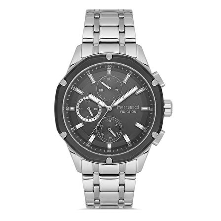 Ferrucci FER.03569M.01 Çelik Kordon Erkek Kol Saati