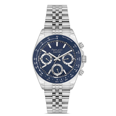 Ferrucci FER.03648M.02 Çelik Kordon Erkek Kol Saati