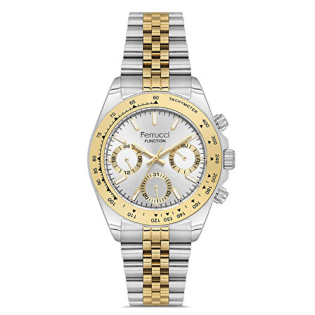 Ferrucci FER.03648M.06 Çelik Kordon Erkek Kol Saati
