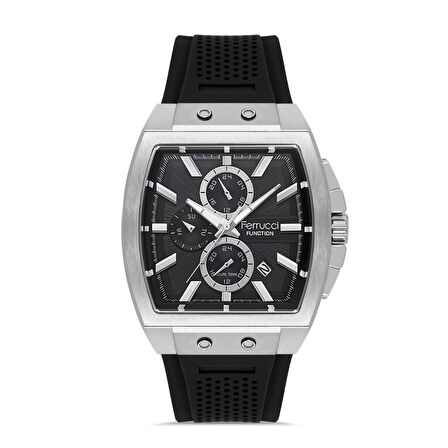 Ferrucci FER.03297S.01 Slikon Kordon Erkek Kol Saati