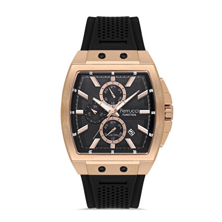 Ferrucci FER.03297S.03 Slikon Kordon Erkek Kol Saati