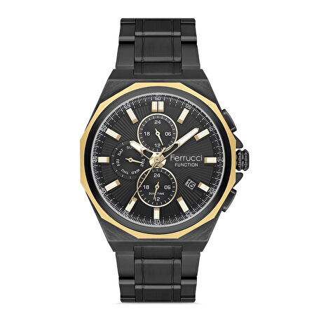Ferrucci FER.03600M.03 Çelik Kordon Erkek Kol Saati