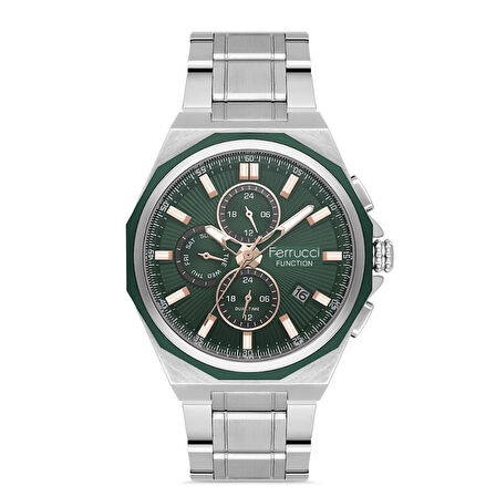 Ferrucci FER.03600M.04 Çelik Kordon Erkek Kol Saati