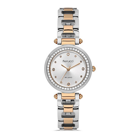 Ferrucci FER.03629M.06 Çelik Kordon Kadın Kol Saati