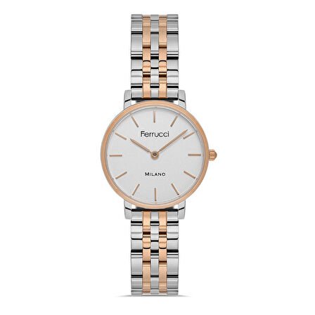 Ferrucci FER.03620M.03 Çelik Kordon Kadın Kol Saati