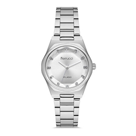 Ferrucci FER.03378M.01 Çelik Kordon Kadın Kol Saati