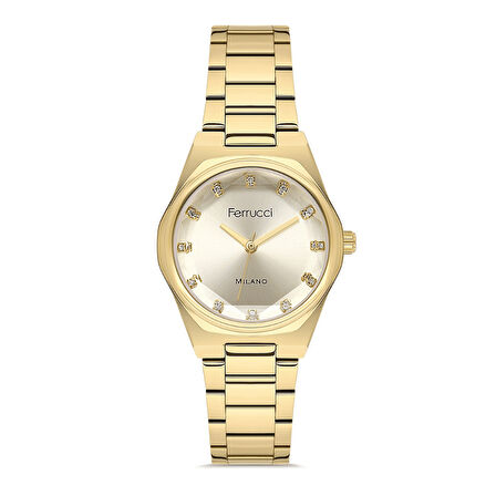 Ferrucci FER.03378M.02 Çelik Kordon Kadın Kol Saati