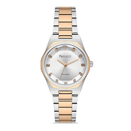 Ferrucci FER.03378M.04 Çelik Kordon Kadın Kol Saati