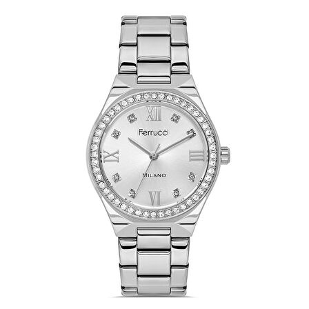Ferrucci FER.03480M.01 Çelik Kordon Kadın Kol Saati