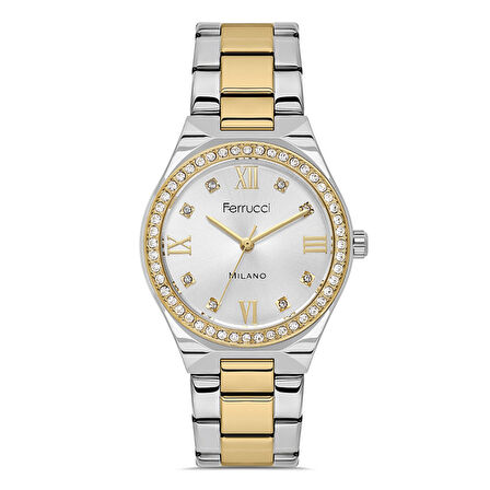 Ferrucci FER.03480M.04 Çelik Kordon Kadın Kol Saati