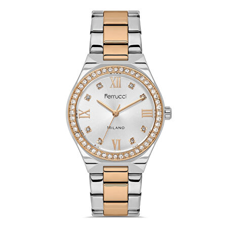 Ferrucci FER.03480M.05 Çelik Kordon Kadın Kol Saati