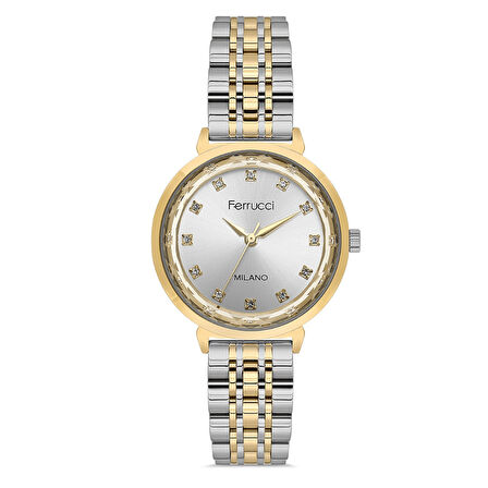 Ferrucci FER.01126M.04 Çelik Kordon Kadın Kol Saati