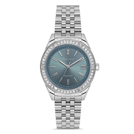 Ferrucci FER.01128M.02 Çelik Kordon Kadın Kol Saati