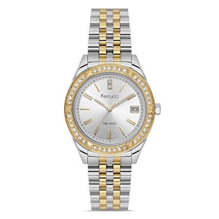 Ferrucci FER.01128M.05 Çelik Kordon Kadın Kol Saati