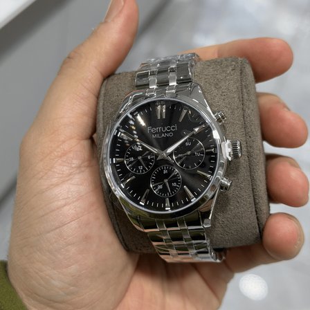 Ferrucci FER.03753M.03 Çelik Kordon Erkek Kol Saati
