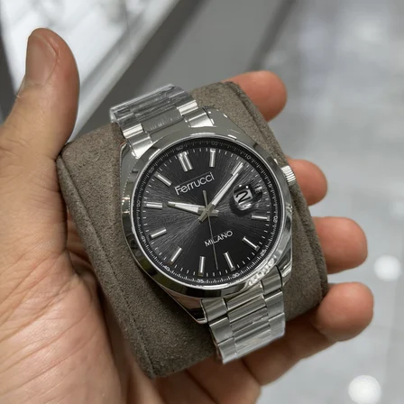 Ferrucci FER.03748M.03 Çelik Kordon Erkek Kol Saati