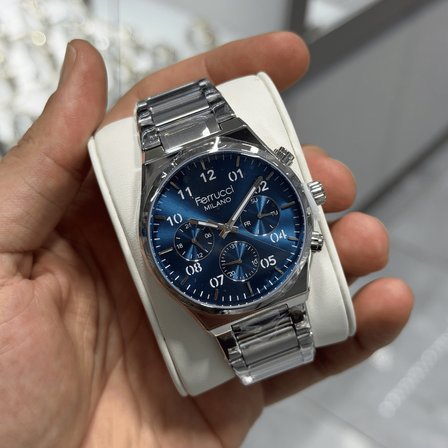 Ferrucci FER.03742M.05 Çelik Kordon Erkek Kol Saati