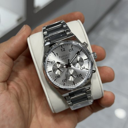 Ferrucci FER.03742M.04 Çelik Kordon Erkek Kol Saati