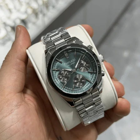 Ferrucci FER.03665M.04 Çelik Kordon Erkek Kol Saati