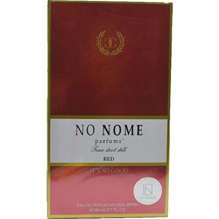 No Name No Nome 002 Red Woman 80ML Edp