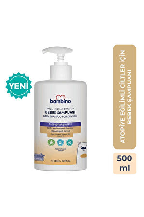 BAMBİNO BEBEK ŞAMPUANI SARI KANTARON ÖZLÜ 500 ML  8681689313609