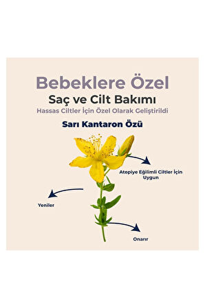 BAMBİNO BEBEK VÜCUT LOSYONU SARI KANTARON ÖZLÜ 300 ML 8681689313616