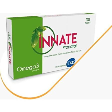 Innate Pronatal Omega 3 30 Kapsül