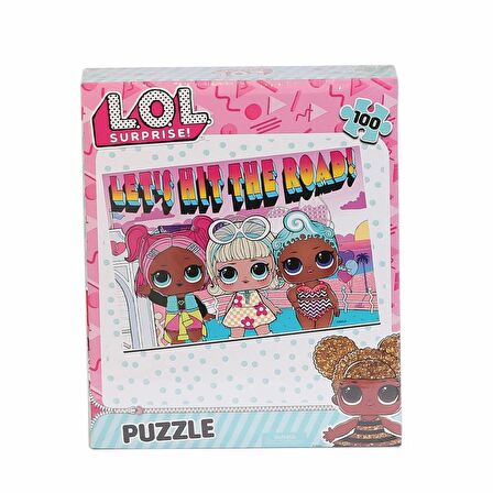 Laço Kids LOL7792 5+ Yaş Büyük Boy Puzzle 100 Parça