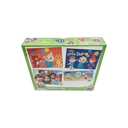 BigsToy 4 In 1 4+ Yaş Büyük Boy Puzzle 6 - 12 - 16 - 25 Parça