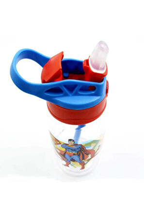Tohana Süperman Figürlü Pipetli Matara 480 Ml TP696-51