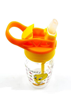 Tohana Tweety Figürlü Pipetli Matara 480 Ml TP696-53