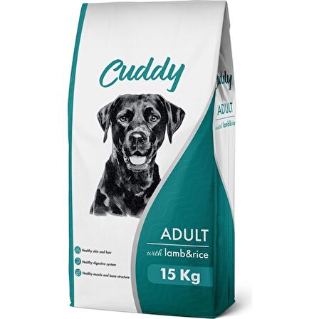 Cuddy Yetişkin Köpek Maması Kuzulu Pirinçli 15 kg