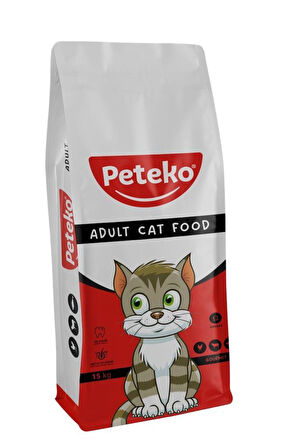 Peteko Gurme Karışık Kedi Maması 15 Kg