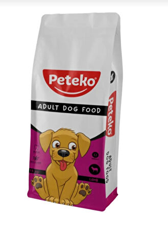 PetEko YETİŞKİN KUZULU KÖPEK MAMASI 15 kg