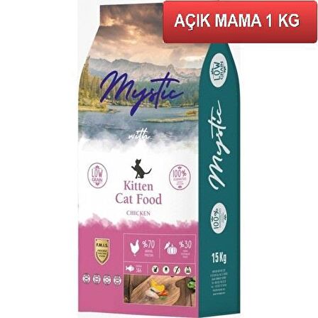 Mystic Tavuklu Yavru Kedi Maması 1 Kg AÇIK