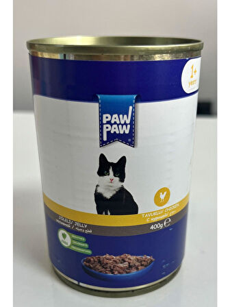 Pawpaw Joleli Tavuklu Yetişkin Kedi Konserve 400GR 12'li