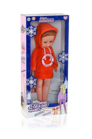 Global Toys Elissa Kapüşonlu Moda Bebek 42cm