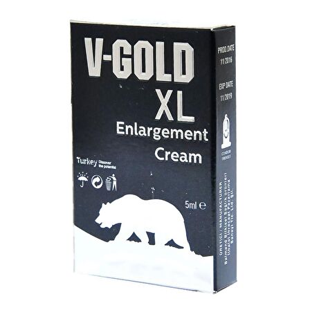 XL Enlargement Cream 5 ML X 5Li