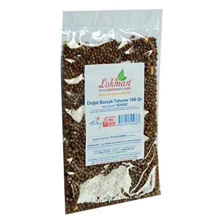 Doğal Saf Burçak Tohumu Naturel Tane Katkısız 100Gr Paket
