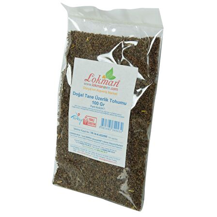LokmanAVM Doğal Üzerlik Tohumu Tane 100 Gr Paket